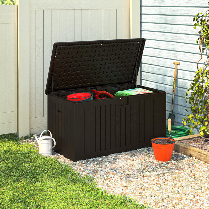 COSCO Large 150 Gallon Outdoor Storage Deck Box & Reviews Wayfair